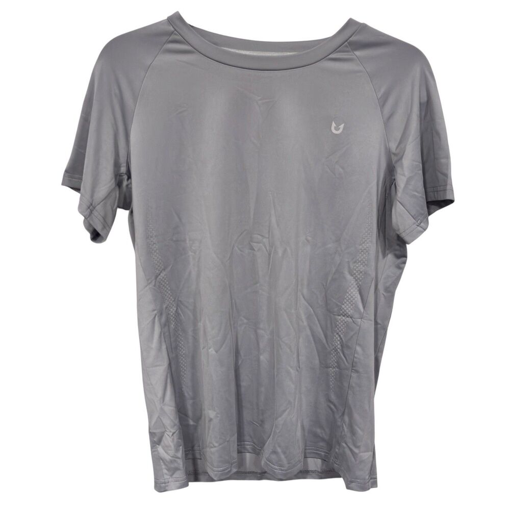 Northyard Activewear Shirt Womens Medium M Gray Quick Dry Workout Gym Running Te